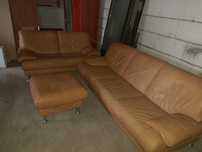 Set da canapele cu 3,2,1 sezut de piele
