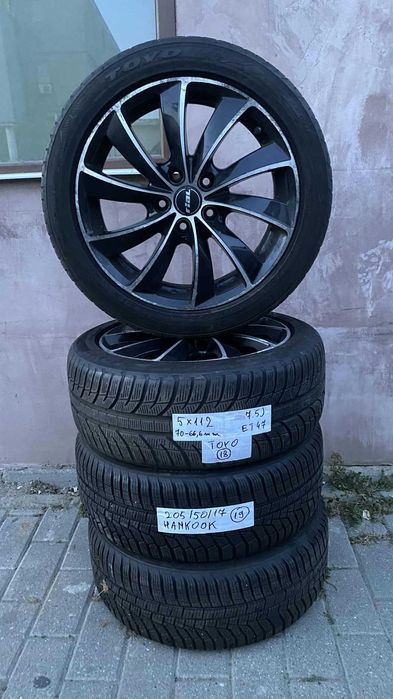 jante alu vw audi mercedes skoda  5x112 iarna 225 50 17 bune