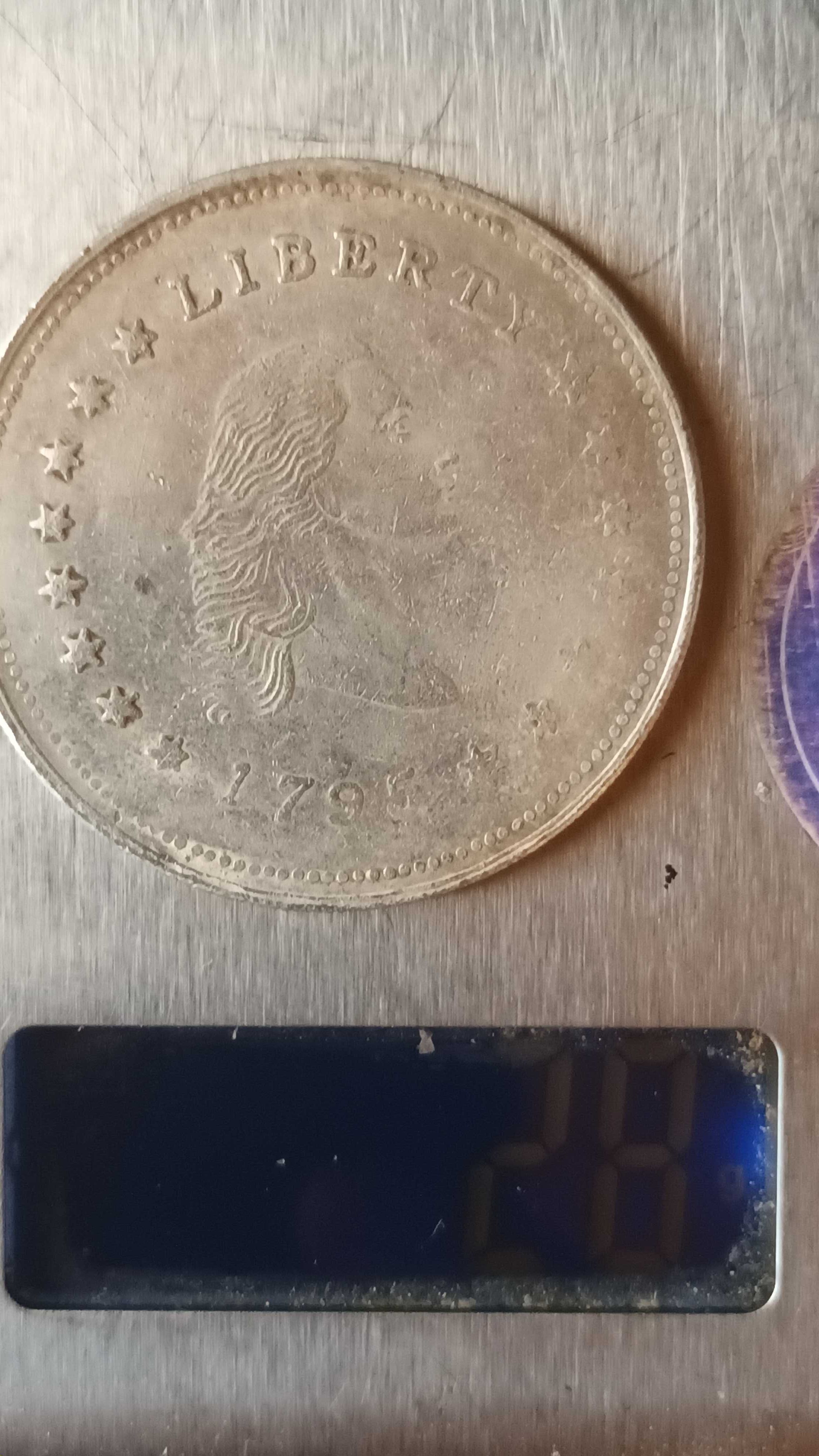 Moneda argint $1 USA -  Liberty 1795