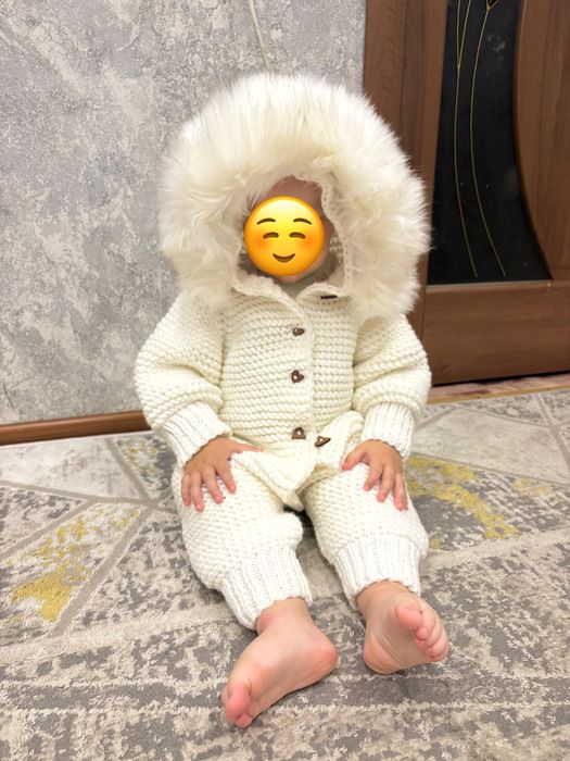 Продам вязаный комбинезон