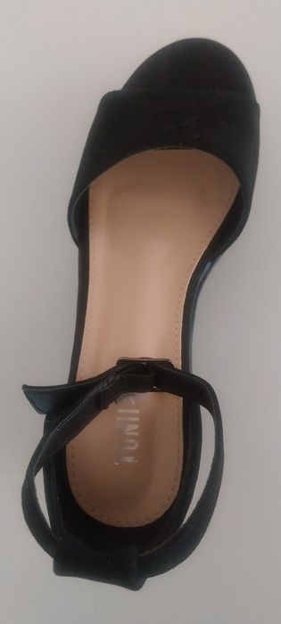 Sandale Tonii din material textil, culoare neagra, numărul 38,