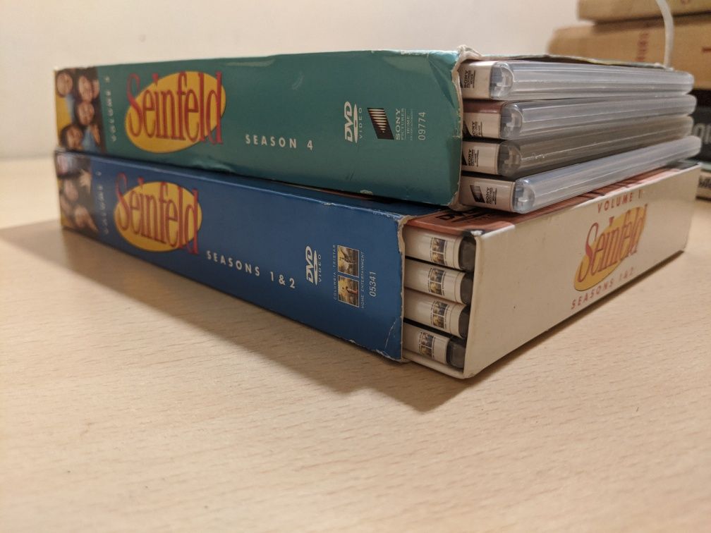 Colectie dvd Seinfeld SUA - sez 1, 2 și 4