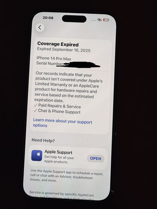 iPhone 14 Pro Max 256GB Black Nou Baterie 94% 2700 lei