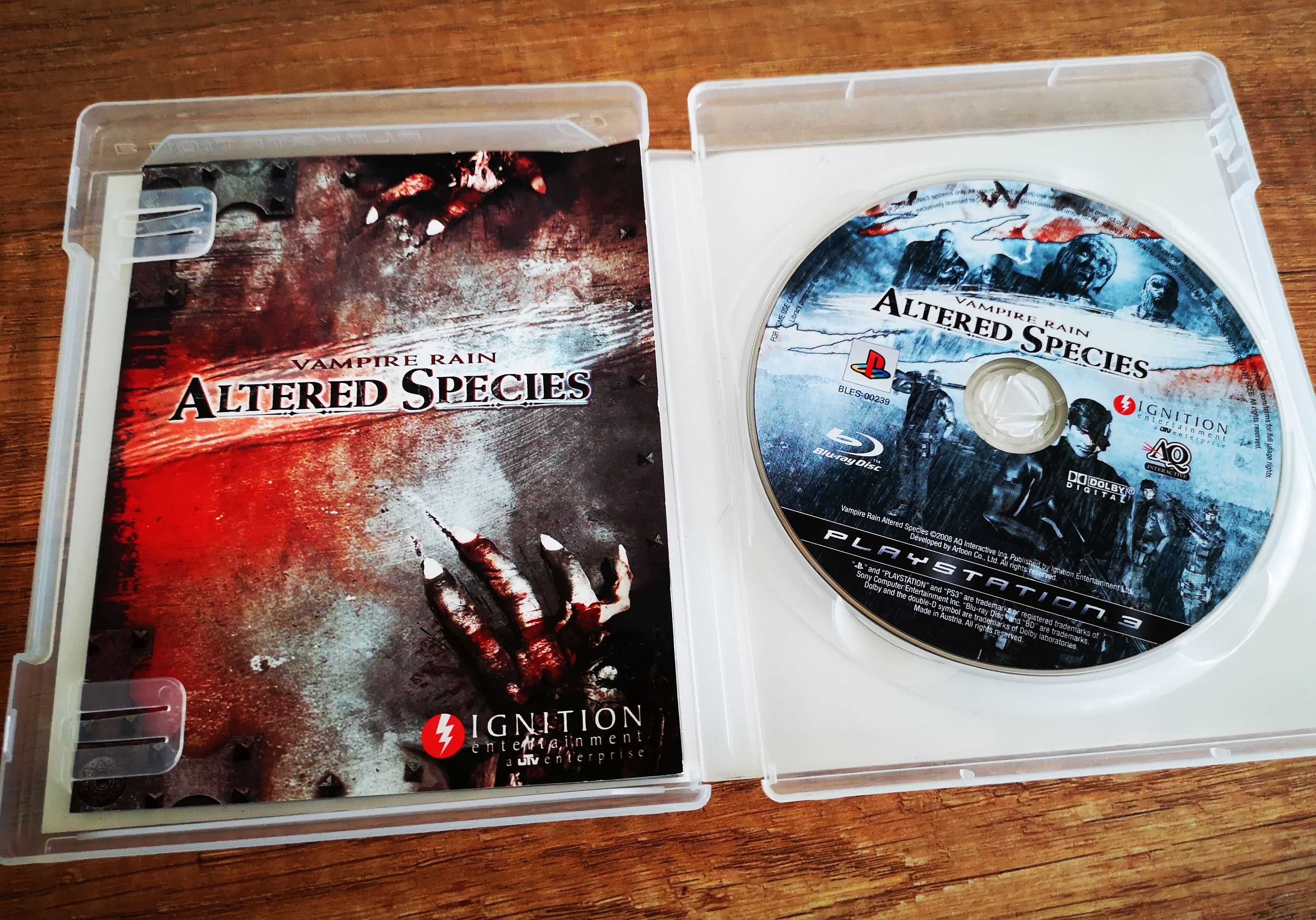 PS3 Vampire Rain: Altered Species Sony PlayStation 3