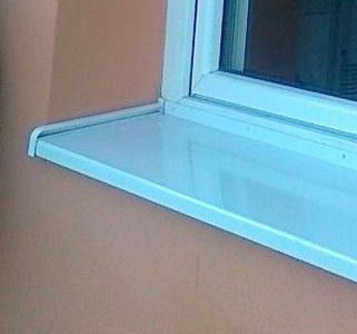 Glaf - Pervaz aluminiu exterior, Glf PVC interior