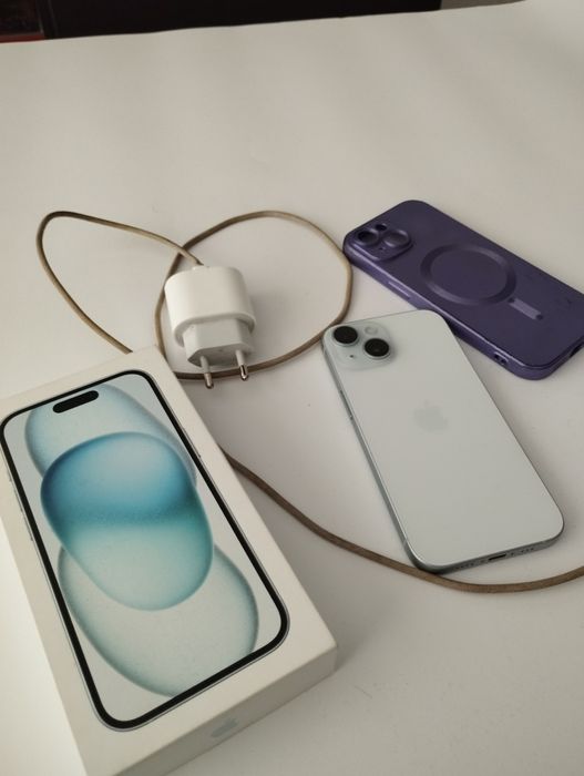 iPhone 15 128GB Blue 94% Перфектен!