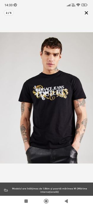 Tricouri originale Versace jeans Couture noi eticheta cod verificare
