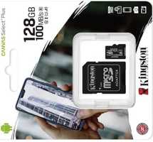 Carduri de memorie MicroSD Kingston Canvas 32, 128 Gb, Clasa 10