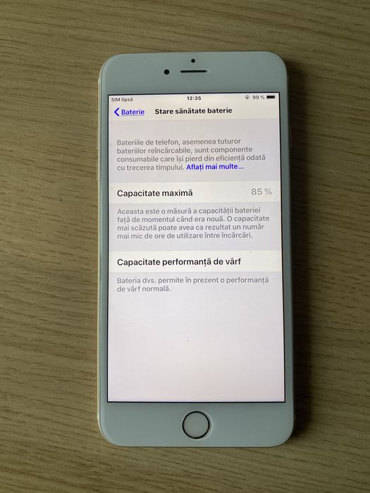 Iphone 6 plus gold 64gb baterie 85% perfect functional