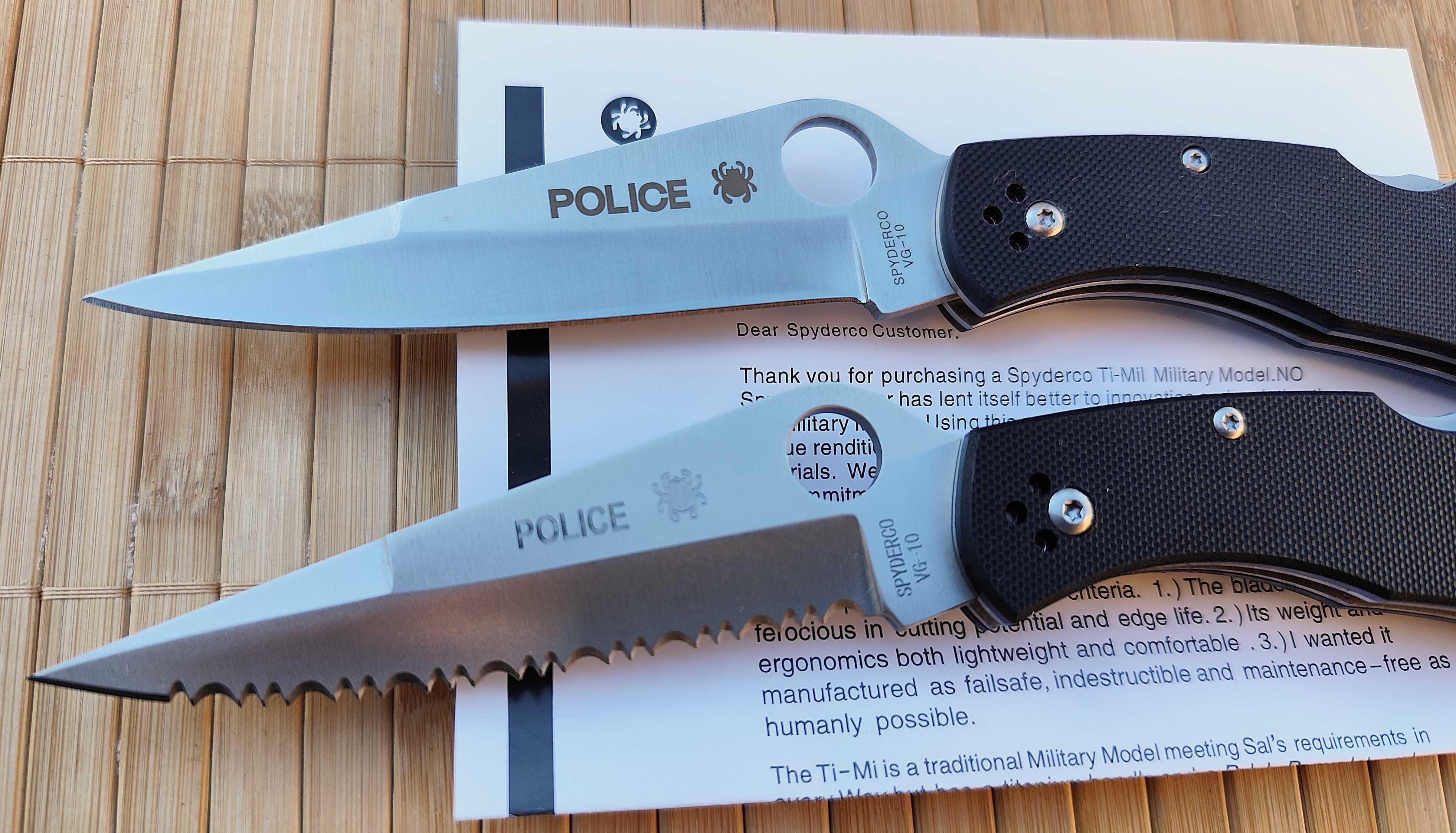 Сгъваем нож Spyderco Police 4 /2 /