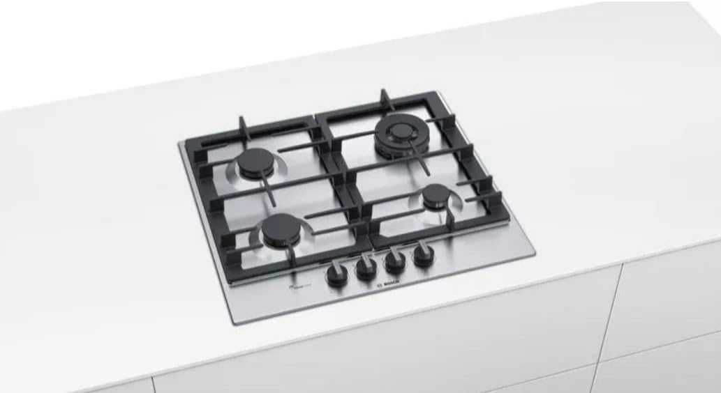 Газов плот за вграждане Bosch Serie 6 (PCH6A5B90) 60см Уок горелка