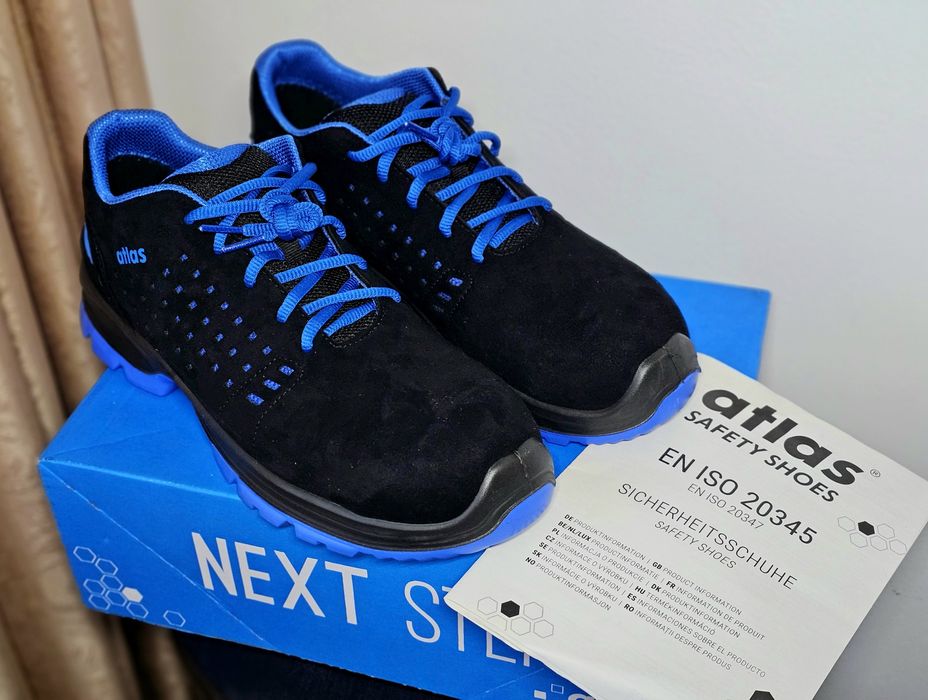 Atlas SL 40 Blue ESD – Pantofi de protecție noi, cu etichetă și cutie