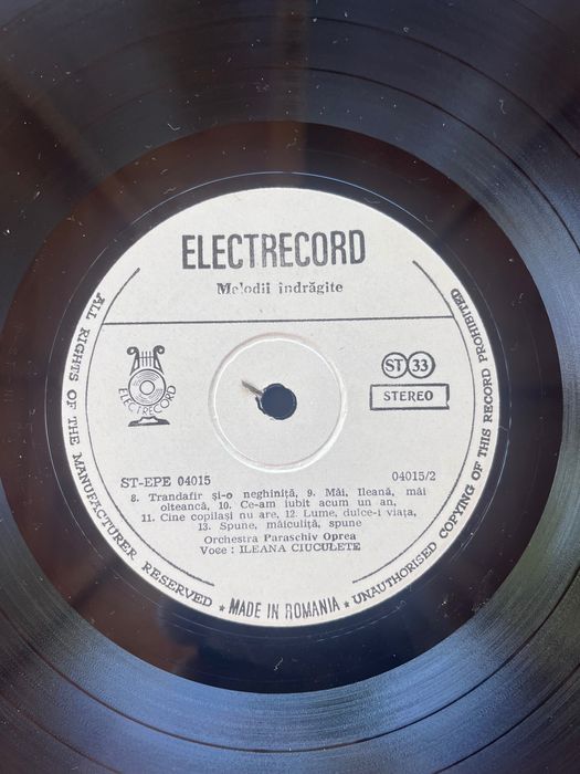 8 discuri vinil muzică populară