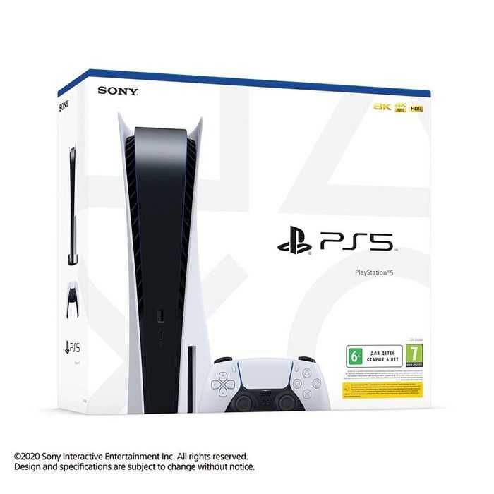 Sony Playstation 5 Disk Edition Ragnarok Edition, 2 джойстика , нова
