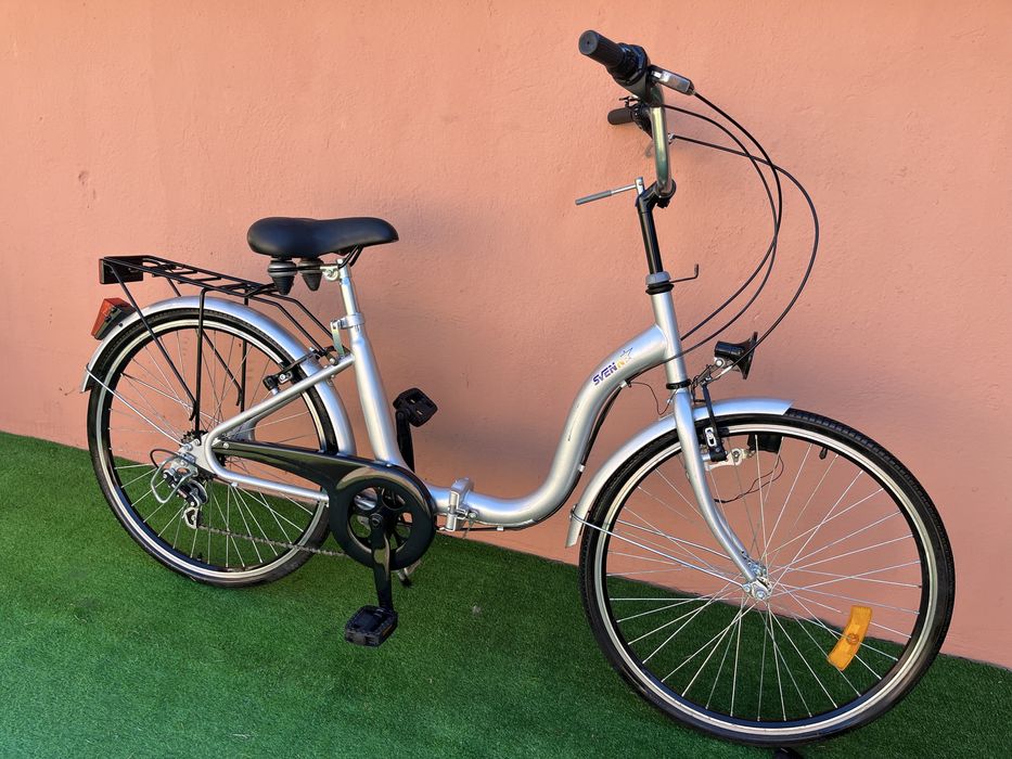 Като Нов Сгъваем Велосипед SVENNY 24цола  6 скор.Вътрешни