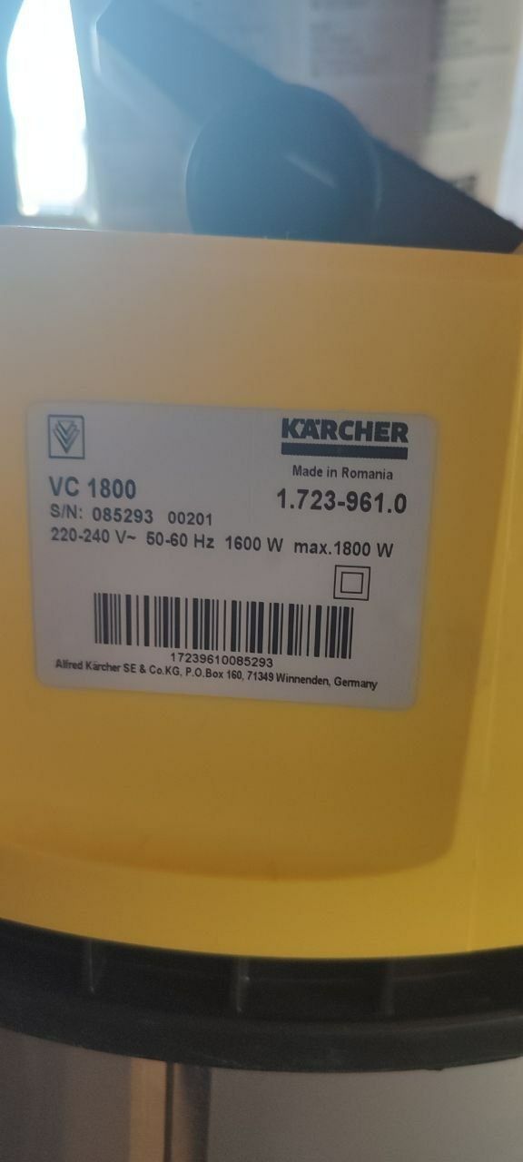 Karcher pelisos VC 1.800