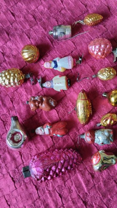 Ёлочные ретро игрушки СССР