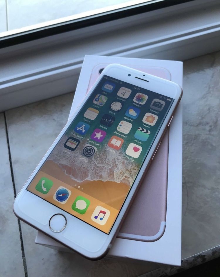 Iphone 7 Roze Gold 32Gb baterie 100%!