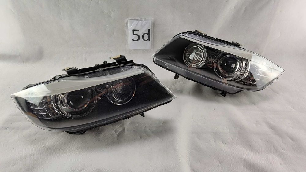 Bmw 3 E90 E91 lci far bixenon stanga dreapta faruri led adaptiv xenon