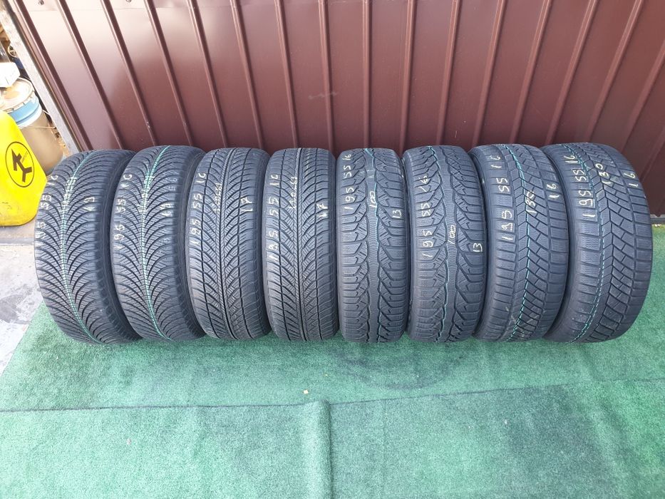 195.55.16 2x Goodyear 2x Continental 2x Kleber