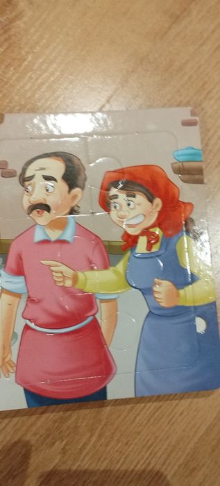 Carte pentru copii, Hansel și gretel cu puzzle
