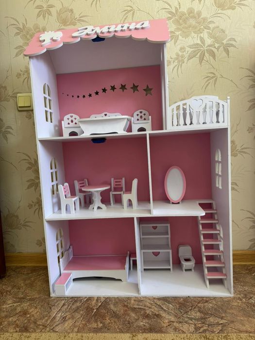 Детский домик для кукол+дорожная сумка подарок