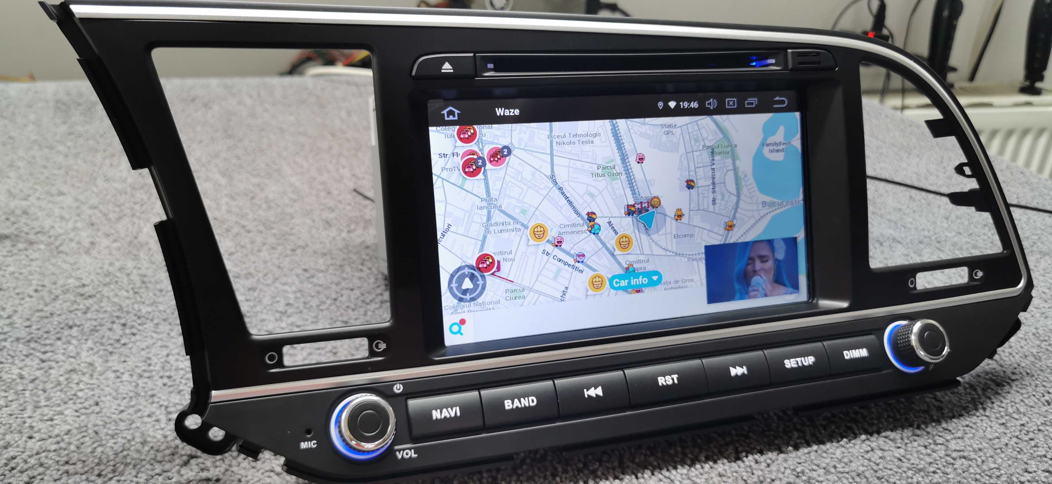 Navigatie Hyundai Elantra android  10.0  4/64gb octacore