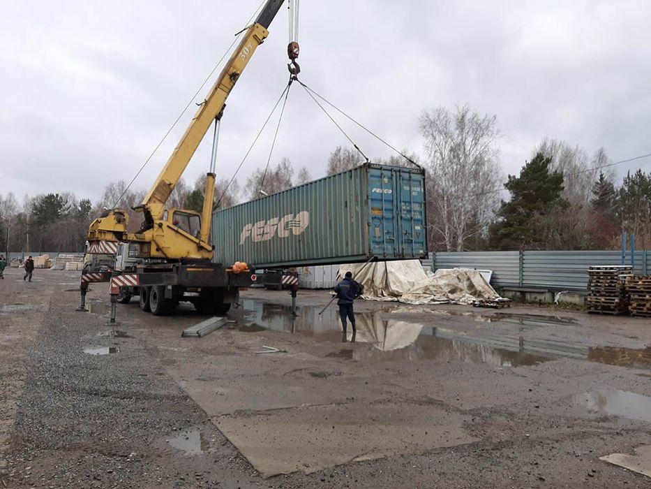 Перевозка контейнеров 20 и 40ф, грузим, возим, разгружаем