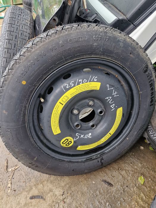 Roata rezerva slim 5×112 Vw,Audi, 125/90/16