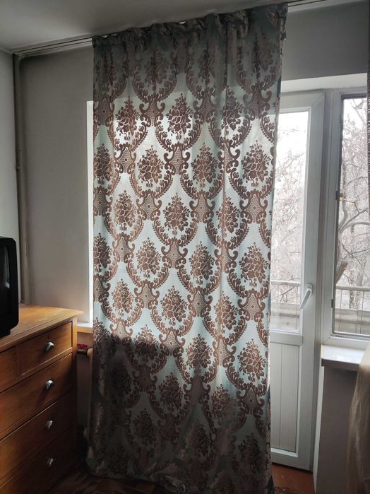 Шторы в246см, ш240см тюль бу станция метро Москва