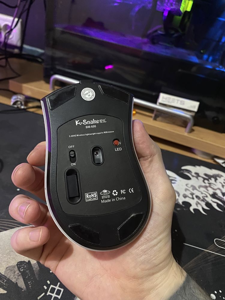 Абсолютно новая беспроводная игровая мышь для компьютера