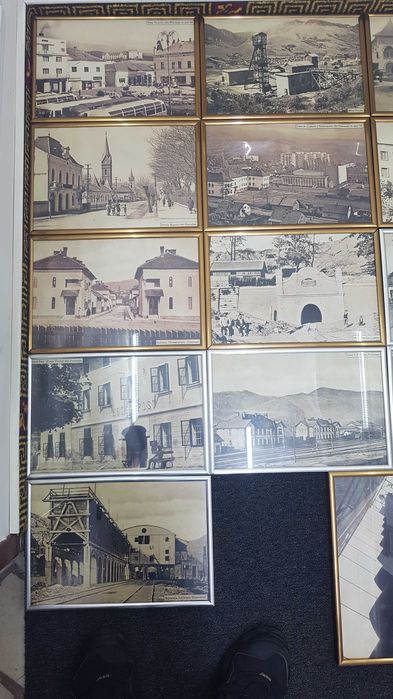 Colectie de poze vechi inramate cu imagini din Petrosani  Valea Jiului