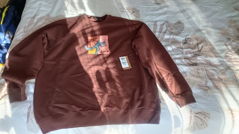 Vans Style Guy Loose Crew XL кафява блуза