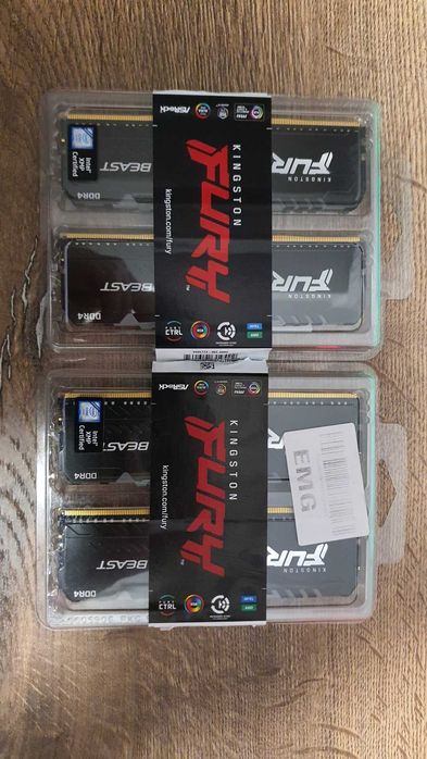 Memorie Kingston FURY Beast RGB, 16GB DDR4, 3200MHz CL16, Dual Channel