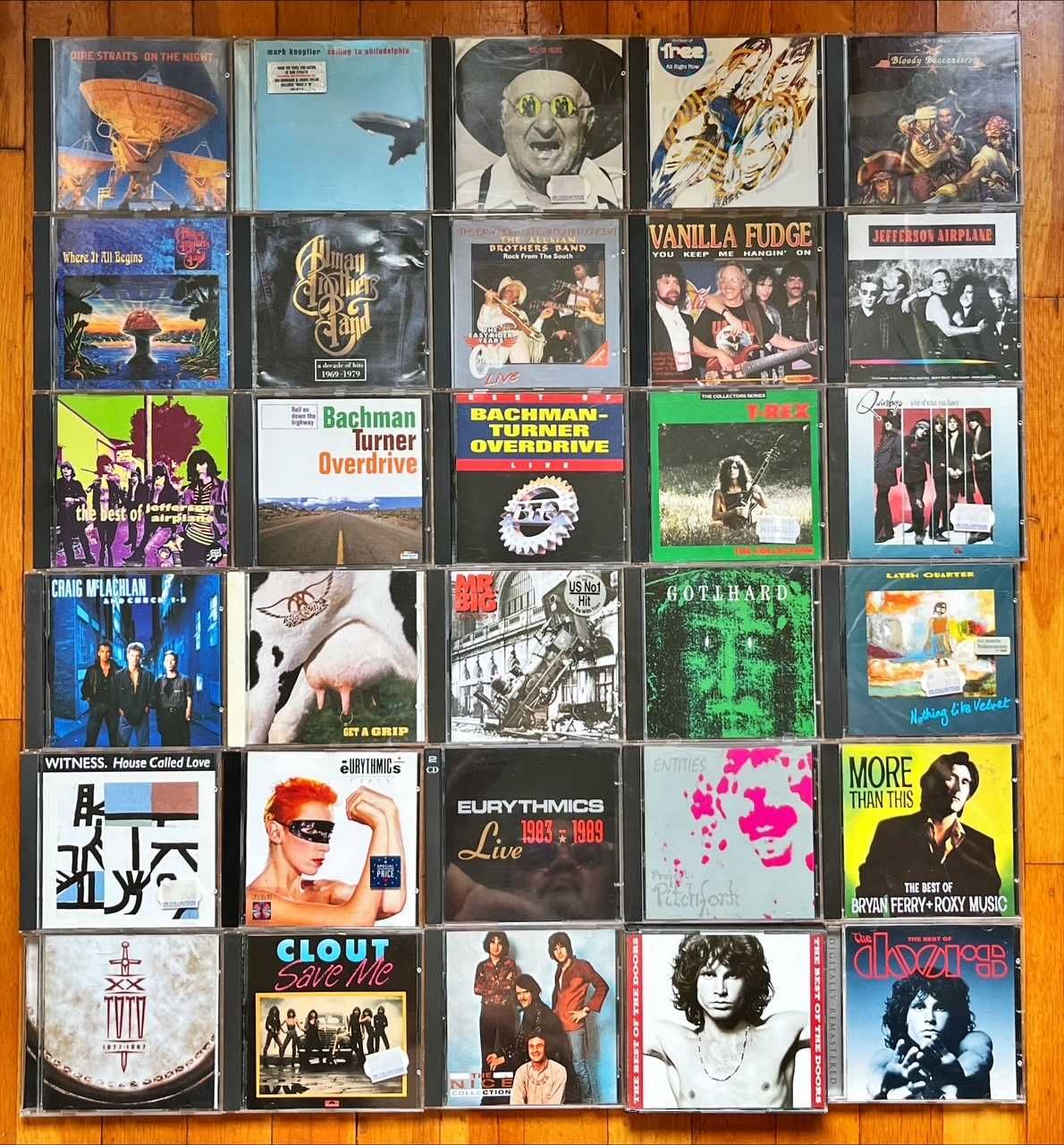 Lot 1 CD orig rock: Rammstein, Motorhead, Queen, Zeppelin,Dire Straits