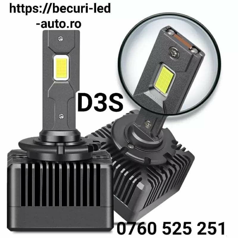 Becuri Led D1S/D2S/D3S 100W/20000Lm/6000K Calitatea Premium