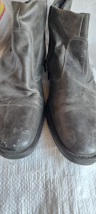 Ghete 42 piele gri venturini