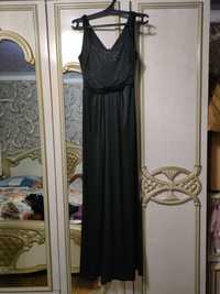 Элегантное черное платье в пол. 44 раз. Доставка