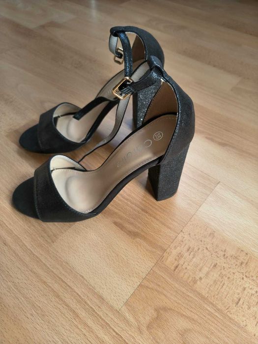 Sandale Elegante cu Toc Gros – Carolie Model 308-58A – Mărimea 35