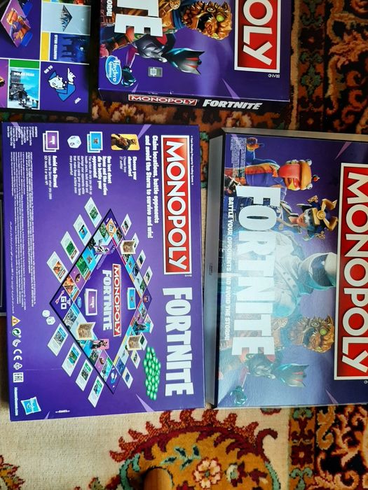 Monopoly Fortnite, limba engleză, piese complete, stare foarte bună
