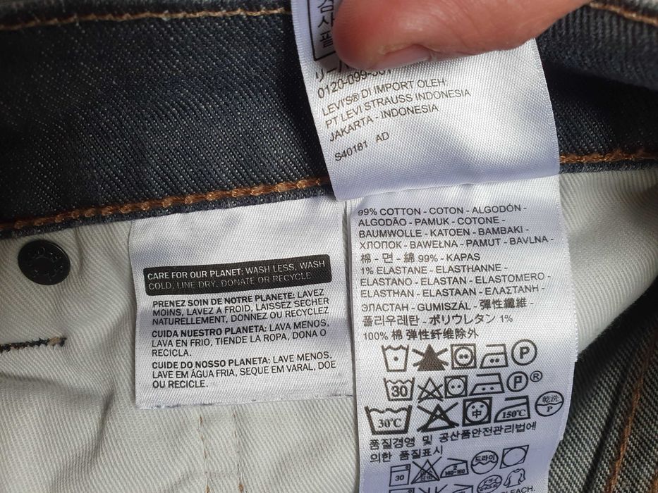 Blugi LEVI'S 511 Slim - Marime W34 L32 (Talie 88 cm)