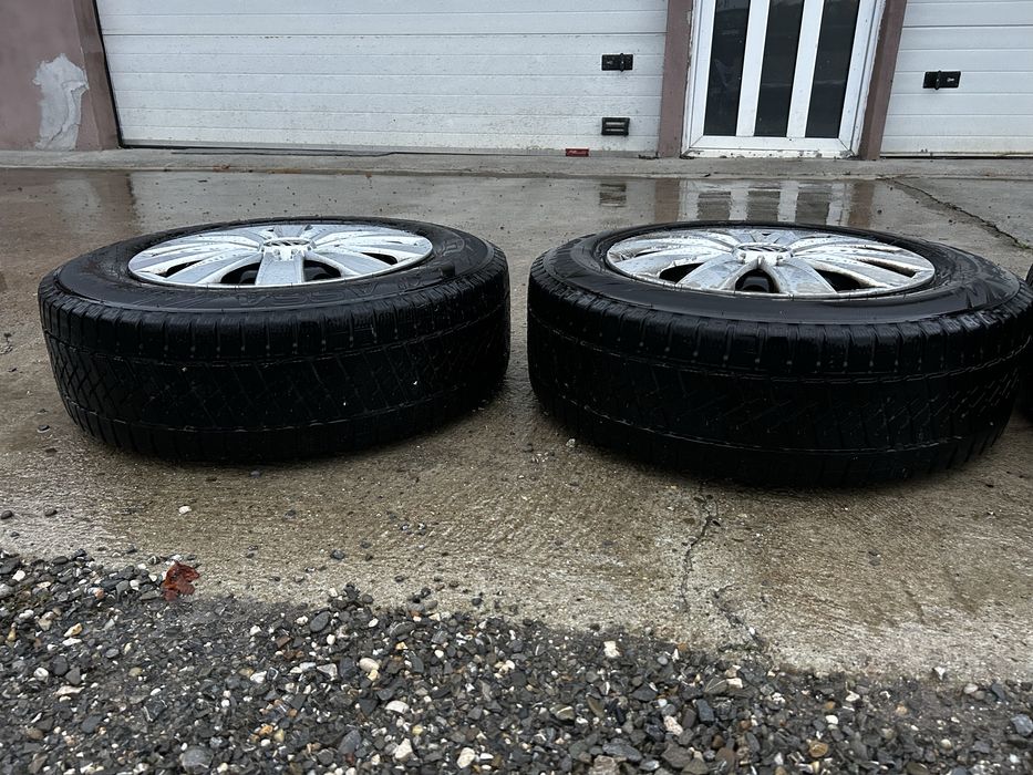 Set 4 anvelope , cu jante de otel, 5*120