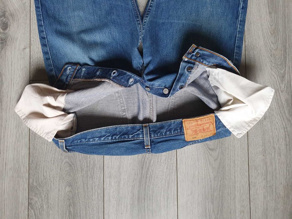 Blugi LEVI'S 501 (Made in USA) - Marime W34 L32 (Talie 86 cm)