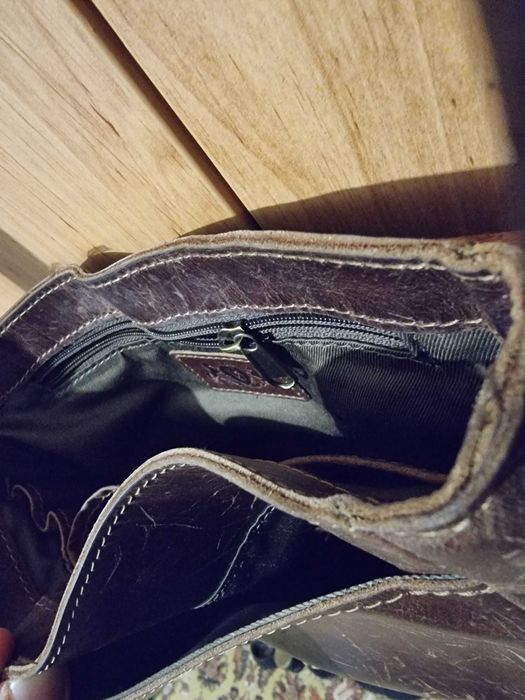 Geanta piele naturala - borseta barbati pe umar
