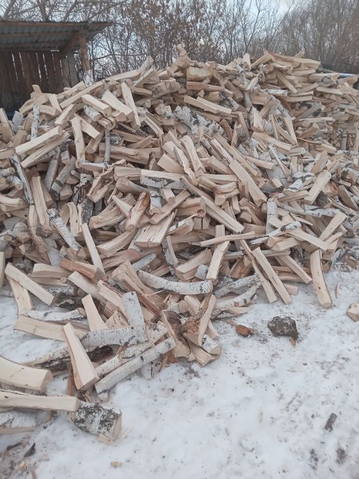 Дрова береза чурками колотые