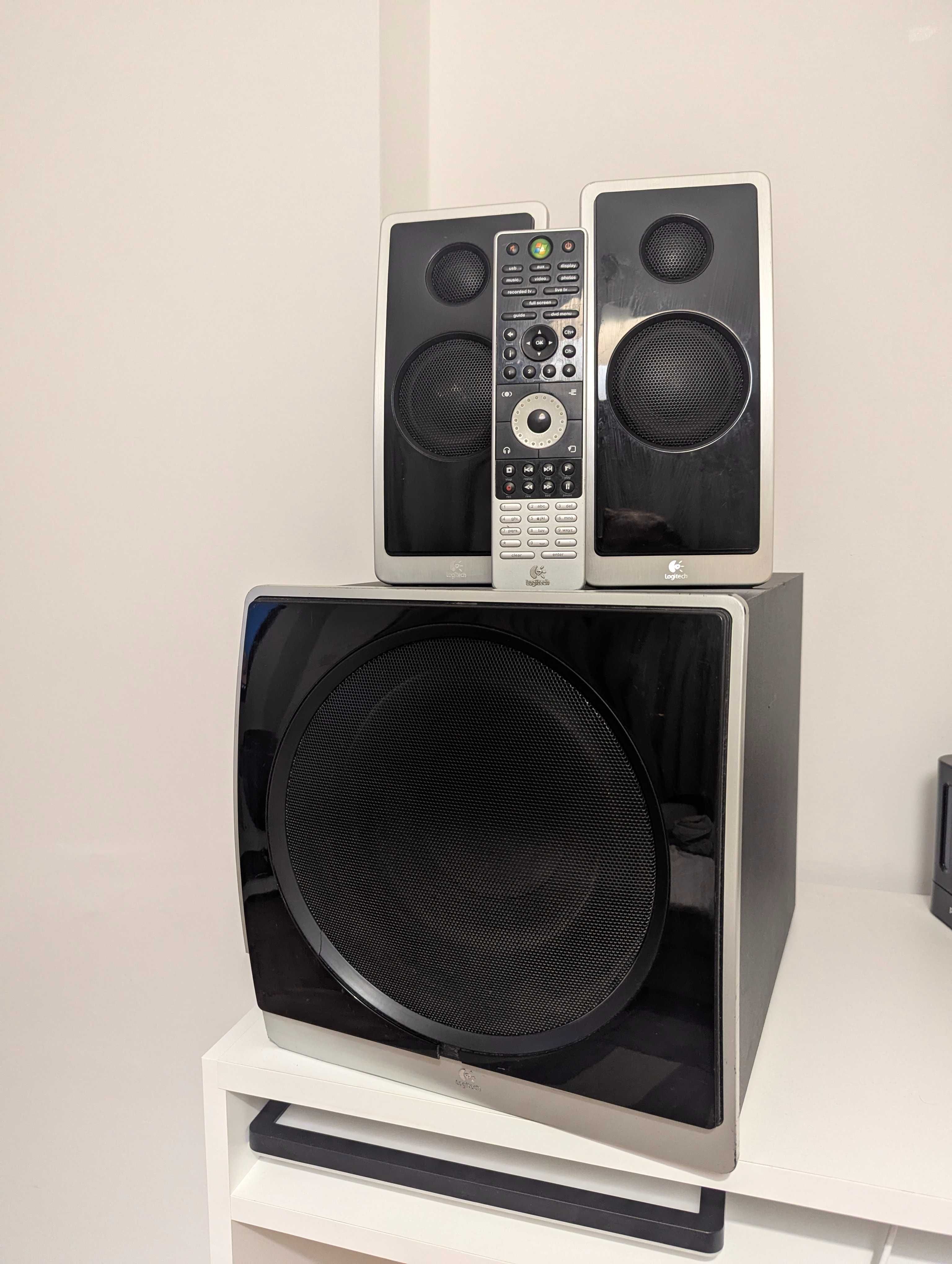 Звукова система 2.1 - Logitech Z Cinema Advanced Surround Sound System