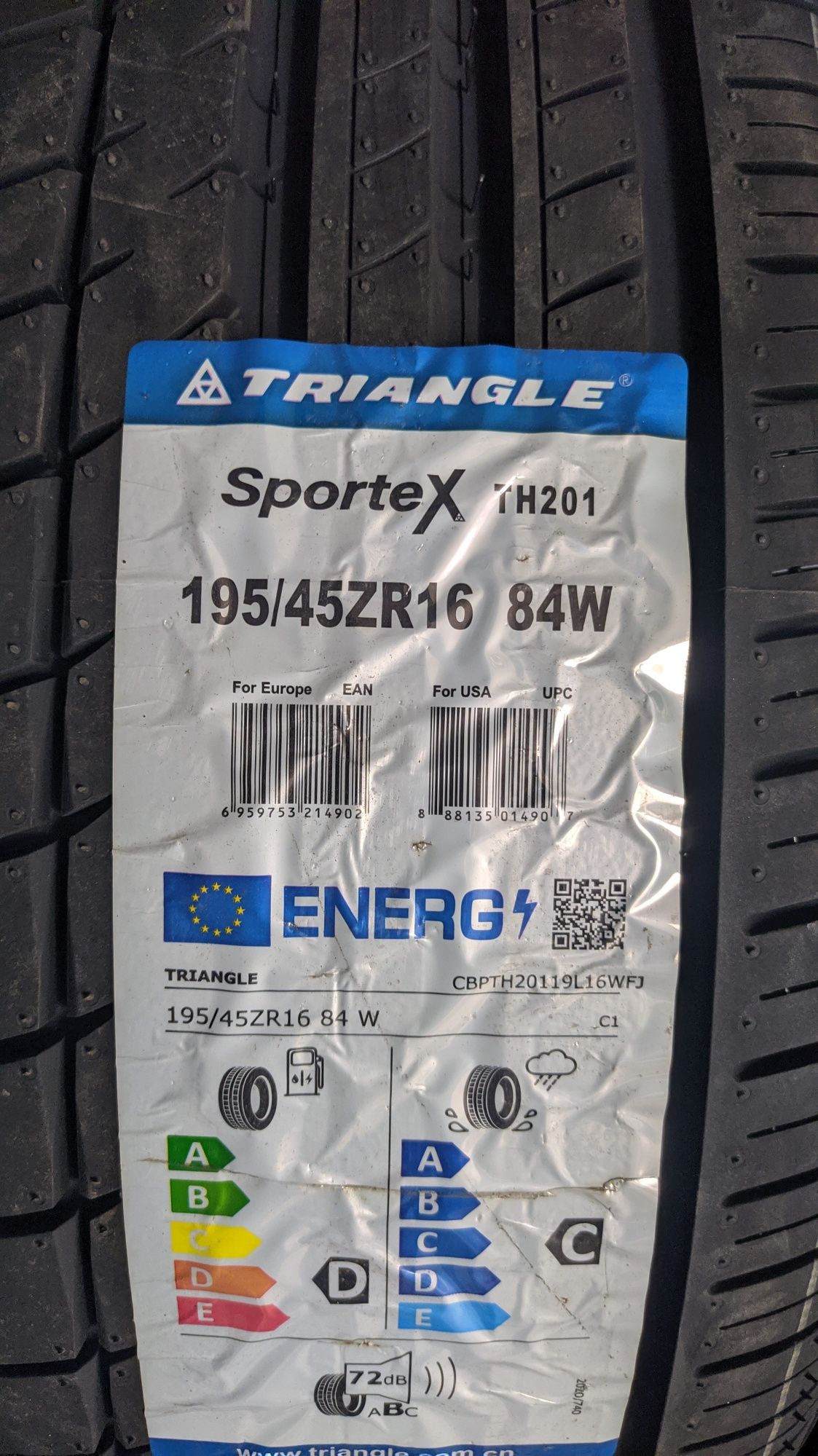 195/45R16 Triangle TH201