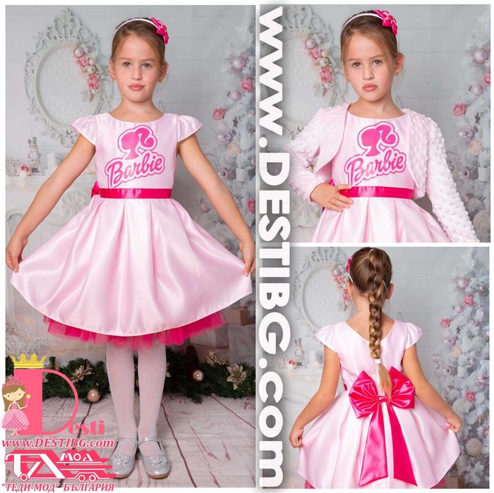 Детски рокли ТЕДИ-МОД  с Мики Маус, Мини Маус, Дисни Принцеси, БАРБИ