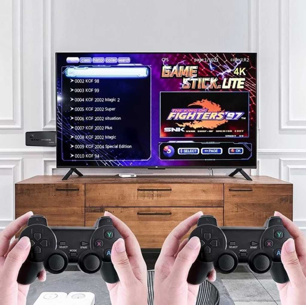 Конзола Retro Zenino, съвместима с 9 емулатора,4K, USB 2,4 GHz, 32 GB.