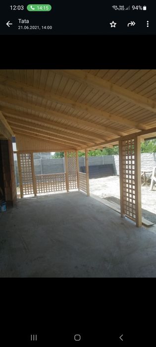 Foisoare din lemn, terase si case din lemn